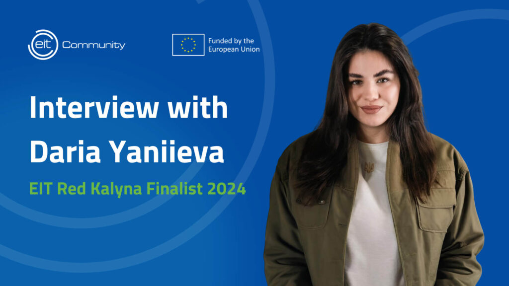 Building the Future of an Independent Defence Ecosystem with Daria Yaniieva, EIT Red Kalyna Finalist
